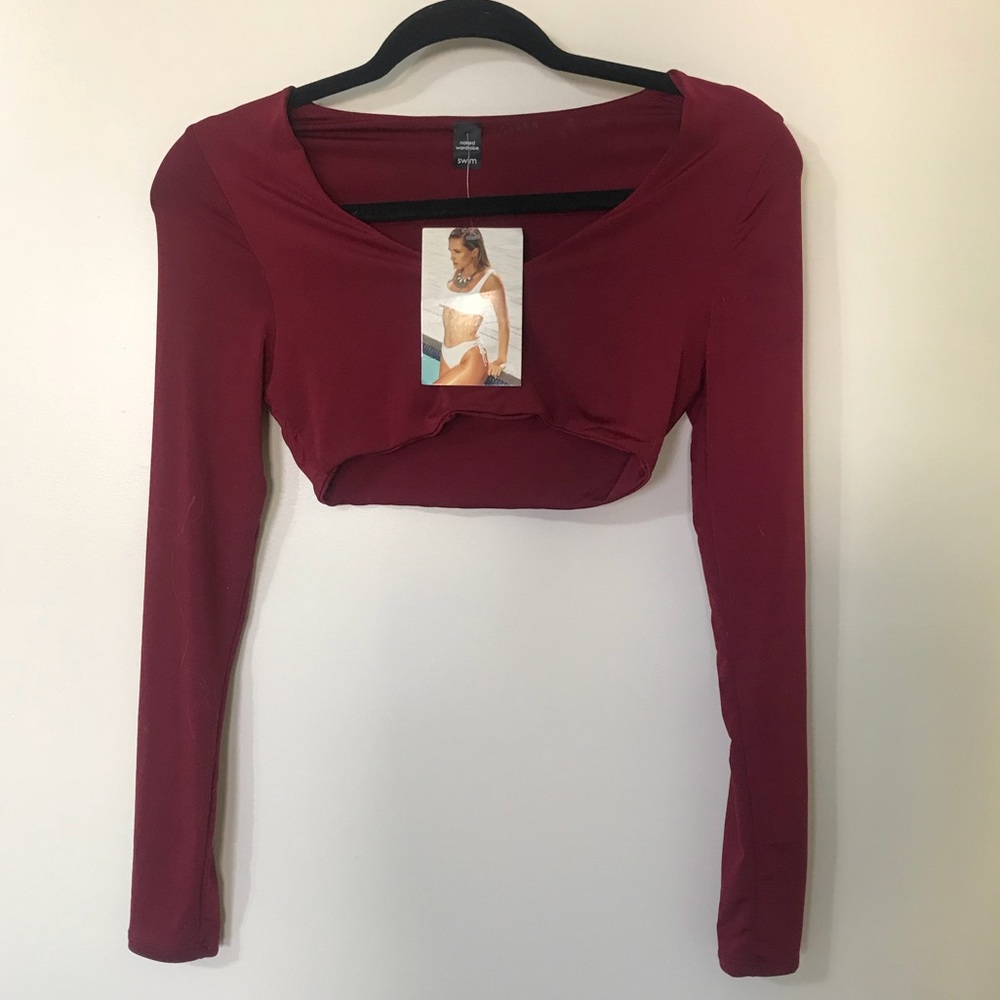 NAKED WARDROBE LS BIKINI TOP